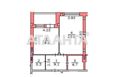 1-комнатная квартира по адресу ул. Пляжная (площадь 71,3 м²) - Atlanta.ua - фото 34