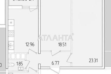3-кімнатна квартира за адресою вул. Краснова (площа 70,4 м²) - Atlanta.ua - фото 32