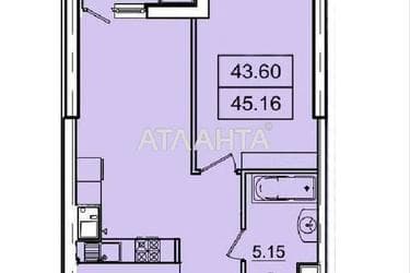 1-комнатная квартира по адресу ул. Генуэзская (площадь 45,2 м²) - Atlanta.ua - imageAlt 43