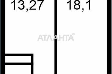 1-комнатная квартира по адресу ул. Жемчужная (площадь 44,4 м²) - Atlanta.ua - фото 14