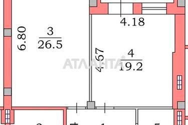 1-комнатная квартира по адресу ул. Пляжная (площадь 70,7 м²) - Atlanta.ua - фото 27