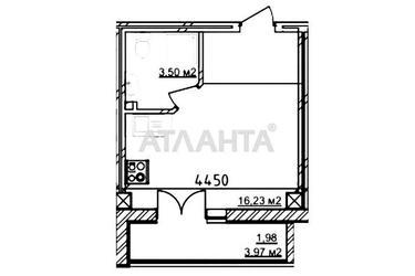 1-кімнатна квартира за адресою вул. Геранева (площа 21,7 м²) - Atlanta.ua - фото 12