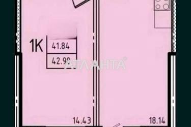 1-кімнатна квартира за адресою вул. Генуезька (площа 43 м²) - Atlanta.ua - фото 7