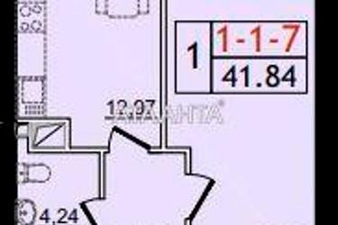 1-кімнатна квартира за адресою вул. Сахарова (площа 44 м²) - Atlanta.ua - фото 24