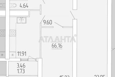 2-кімнатна квартира за адресою вул. Краснова (площа 66,3 м²) - Atlanta.ua - фото 34