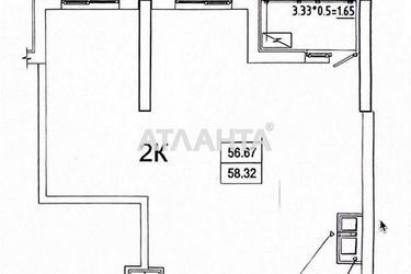 2-кімнатна квартира за адресою вул. Генуезька (площа 58,3 м²) - Atlanta.ua - фото 10