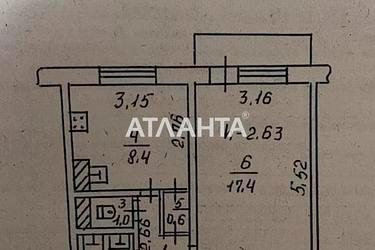 1-комнатная квартира по адресу ул. Левитана (площадь 34,3 м²) - Atlanta.ua - фото 24