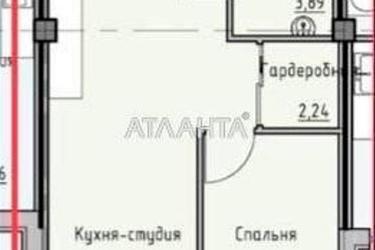 1-кімнатна квартира за адресою вул. Донського Дмитра (площа 40 м²) - Atlanta.ua - фото 28