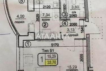 1-room apartment apartment by the address st. Andreya Sheptitskogo (area 34 m²) - Atlanta.ua - photo 24