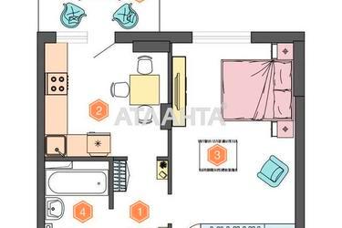 1-кімнатна квартира за адресою вул. Сахарова (площа 40 м²) - Atlanta.ua - фото 32