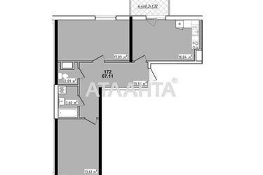 2-комнатная квартира по адресу ул. Королева ак. (площадь 67,1 м²) - Atlanta.ua - фото 8