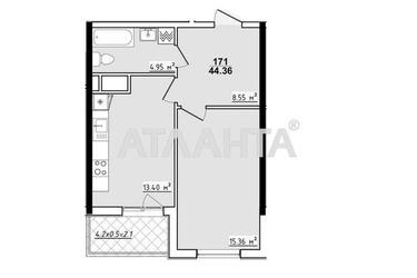 1-room apartment apartment by the address st. Koroleva ak (area 44,4 m²) - Atlanta.ua - photo 12