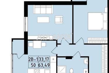 2-комнатная квартира по адресу ул. Центральная (площадь 63,3 м²) - Atlanta.ua - imageAlt 20
