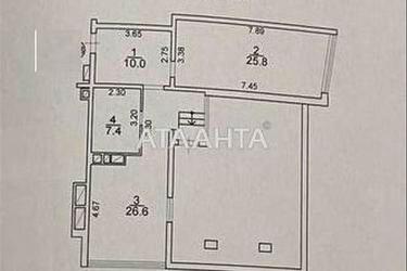 1-комнатная квартира по адресу Шевченко пр. (площадь 84,4 м²) - Atlanta.ua - фото 19
