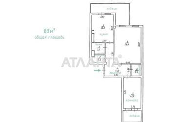 2-кімнатна квартира за адресою вул. Цвєтаєва ген. (площа 83 м²) - Atlanta.ua - imageAlt 30