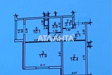 2-кімнатна квартира за адресою вул. Перлинна (площа 58,9 м²) - Atlanta.ua - фото 20