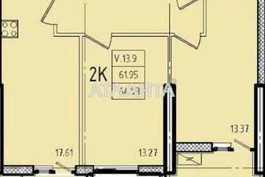 2-кімнатна квартира за адресою вул. Генуезька (площа 64,9 м²) - Atlanta.ua - фото 10