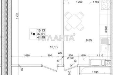 1-комнатная квартира по адресу ул. Лесная (площадь 41,6 м²) - Atlanta.ua - imageAlt 34