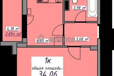 1-комнатная квартира по адресу ул. Массив 10 (площадь 34,6 м²) - Atlanta.ua - imageAlt 13