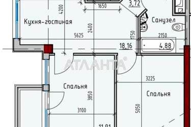 2-кімнатна квартира за адресою вул. Софіївська (площа 62 м²) - Atlanta.ua - фото 20