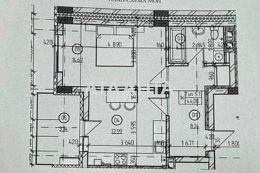 1-комнатная квартира по адресу ул. Мукачівська (площадь 44 м²) - Atlanta.ua - фото 15