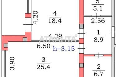 Коммерческая недвижимость по адресу ул. Пляжная (площадь 67,8 м²) - Atlanta.ua - фото 28