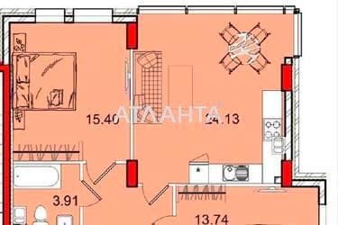 2-rooms apartment apartment by the address st. Fontanskaya dor Perekopskoy Divizii (area 70,7 m²) - Atlanta.ua - imageAlt 7