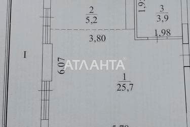 1-room apartment apartment by the address st. Pishonovskaya (area 43,5 m²) - Atlanta.ua - фото 9