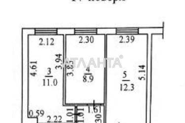2-комнатная квартира по адресу ул. Марсельская (площадь 45 м²) - Atlanta.ua - фото 16