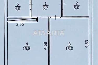 1-room apartment apartment by the address st. Marselskaya (area 46 m²) - Atlanta.ua - фото 15