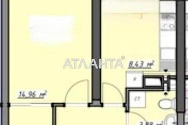 1-room apartment apartment by the address st. Glushko ak pr Dimitrova pr (area 35,2 m²) - Atlanta.ua - imageAlt 14