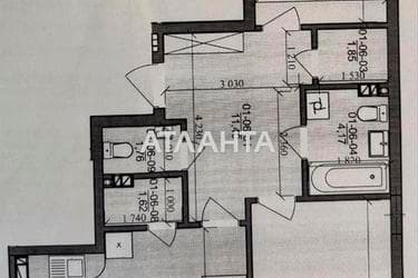 2-комнатная квартира по адресу ул. Трускавецкая (площадь 78,5 м²) - Atlanta.ua - фото 11
