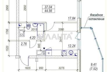 1-кімнатна квартира за адресою вул. Середньофонтанська (площа 44,0 м²) - Atlanta.ua - фото 9