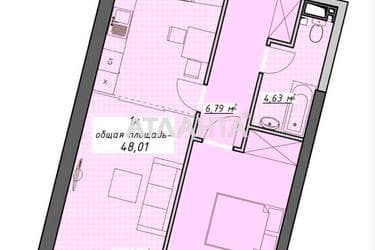 1-room apartment apartment by the address st. Kurortnyy per (area 48 m²) - Atlanta.ua - фото 7