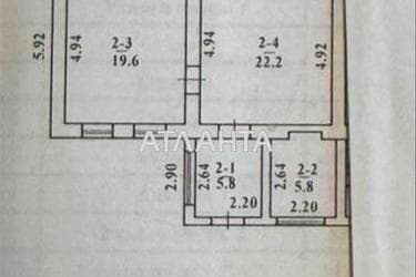 House by the address st. Khavkina vladimira Oktyabrskoy pobedy (area 53 m²) - Atlanta.ua - imageAlt 40