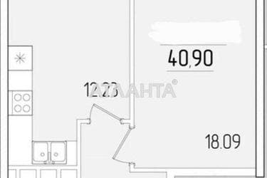 1-кімнатна квартира за адресою вул. Краснова (площа 41 м²) - Atlanta.ua - фото 20