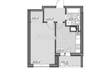 1-комнатная квартира по адресу Глушко ак. Пр. (площадь 36,3 м²) - Atlanta.ua - фото 27