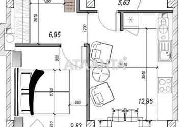 1-комнатная квартира по адресу Фонтанская дор. (площадь 36 м²) - Atlanta.ua - imageAlt 12