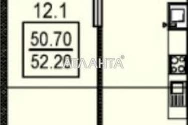 1-кімнатна квартира за адресою вул. Дача Ковалевського (площа 52,2 м²) - Atlanta.ua - фото 7