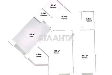 2-rooms apartment apartment by the address st. Lyustdorfskaya dor Chernomorskaya dor (area 74 m²) - Atlanta.ua - imageAlt 15