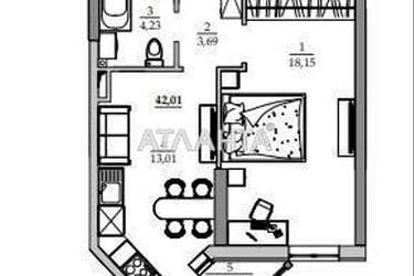 1-комнатная квартира по адресу ул. Вильямса ак. (площадь 42 м²) - Atlanta.ua - imageAlt 38