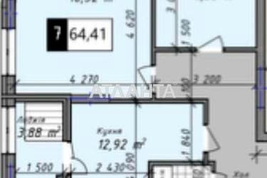 2-rooms apartment apartment by the address st. Promyshlennaya (area 64,4 m²) - Atlanta.ua - фото 9