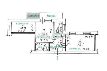 3-комнатная квартира по адресу ул. Ришельевская (площадь 57 м²) - Atlanta.ua - фото 20