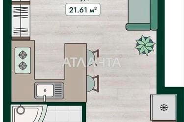 1-комнатная квартира по адресу ул. Паустовского (площадь 30,7 м²) - Atlanta.ua - imageAlt 16