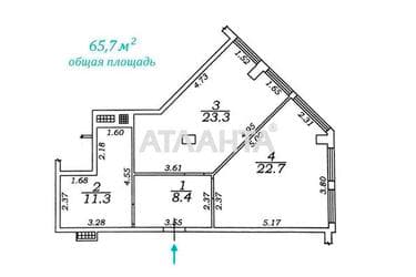 1-комнатная квартира по адресу ул. Макаренко (площадь 67,5 м²) - Atlanta.ua - фото 16
