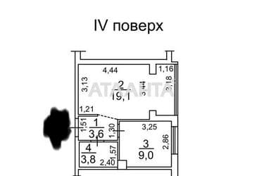 1-комнатная квартира по адресу ул. Радужный м-н (площадь 35,5 м²) - Atlanta.ua - фото 16