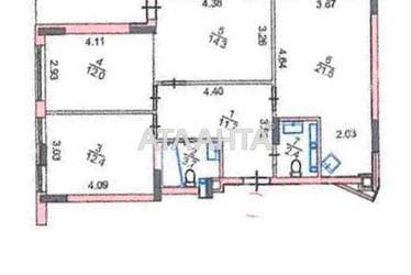 3-комнатная квартира по адресу ул. Дубищанская (площадь 79,7 м²) - Atlanta.ua - фото 30