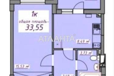 1-кімнатна квартира за адресою вул. Масив 10 (площа 33,5 м²) - Atlanta.ua - фото 12