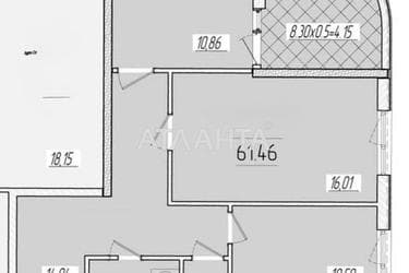 2-rooms apartment apartment by the address st. Krasnova (area 60,5 m²) - Atlanta.ua - фото 30