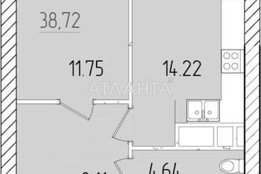 1-кімнатна квартира за адресою вул. Краснова (площа 39 м²) - Atlanta.ua - фото 11